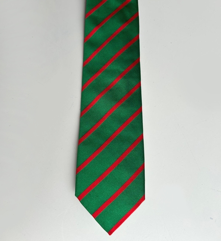 Krawatte grün-rot 1