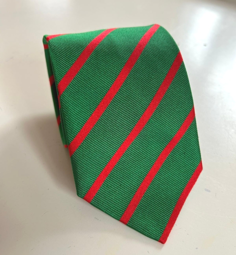 Krawatte grün-rot 2